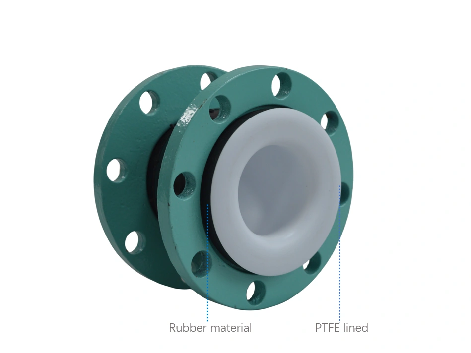 Rubber-expansion-joint-PTFE-lined