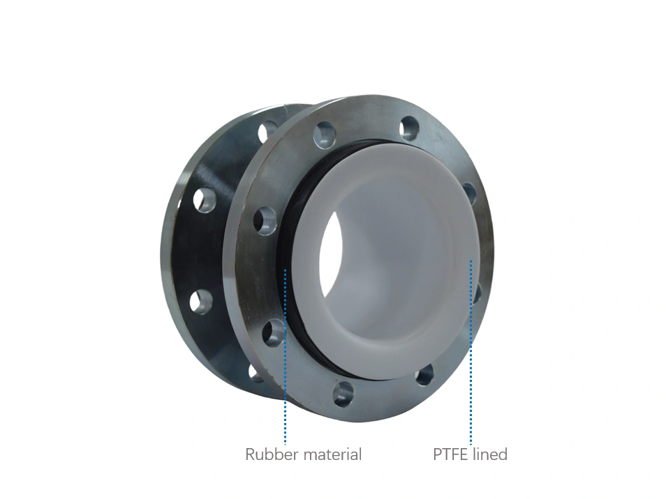Rubber-expansion-joints-lined-with-PTFE Rubber expansion joints with internal PTFE lining