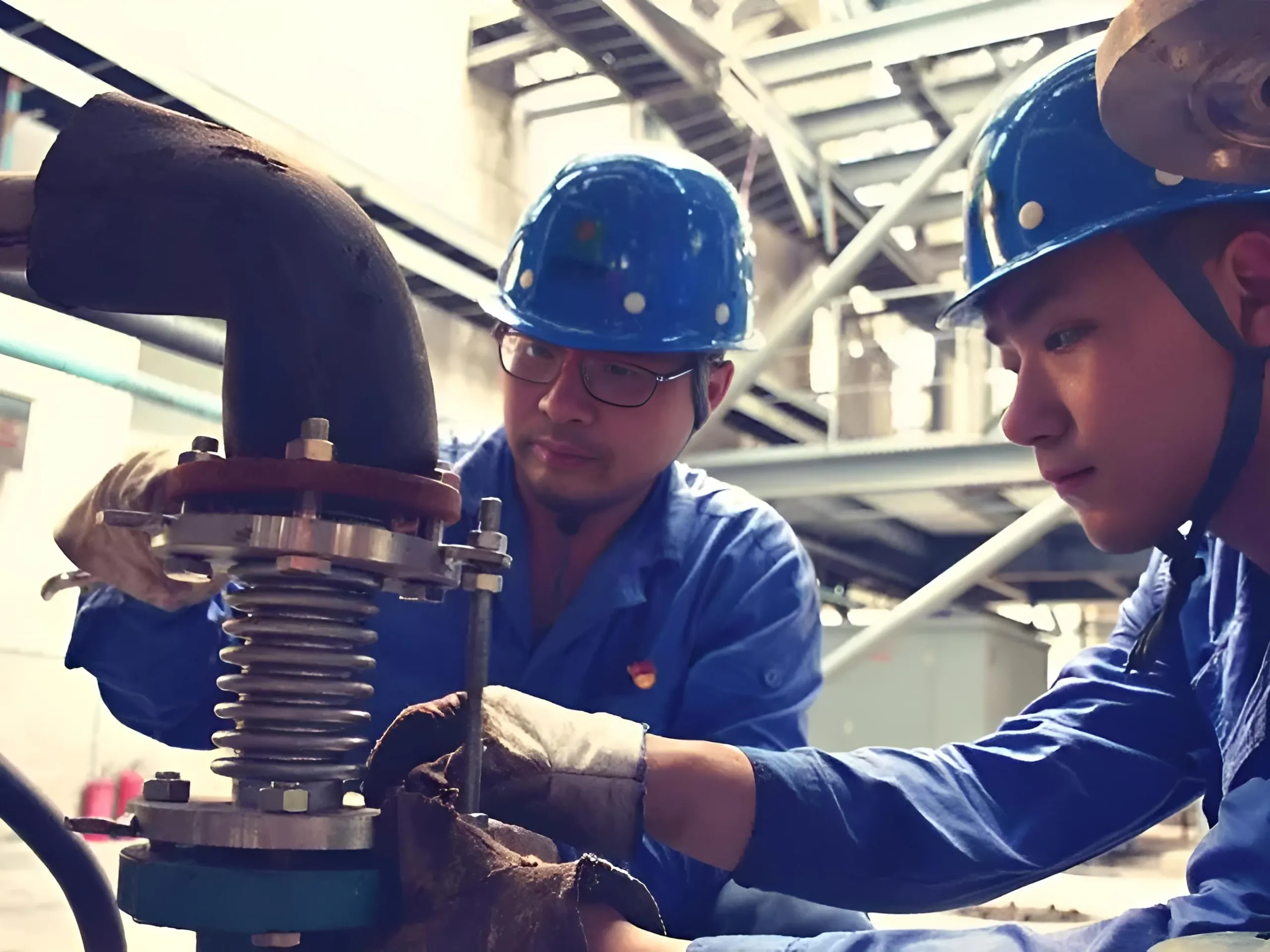 Overhaul and maintenance of metal expansion joints