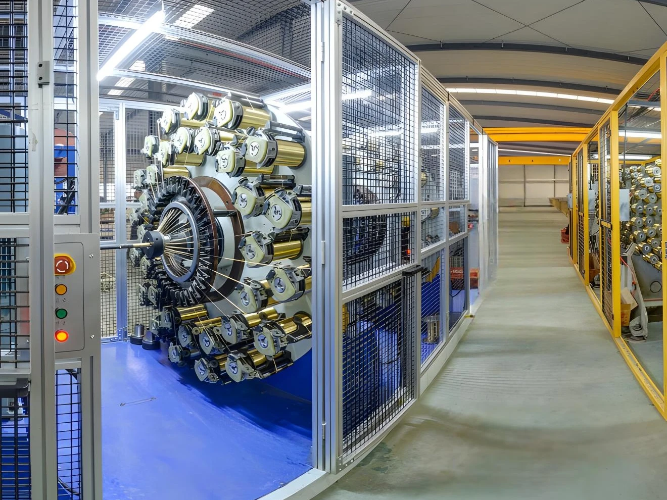 Manufacturing-site-for-metal-braided-hoses How are metal braided hoses manufactured?